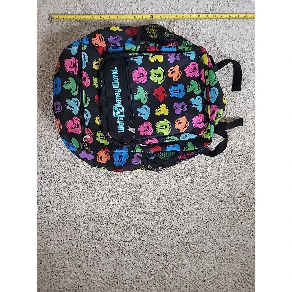 Disneyland Resort Park EXCLUSIVE BACKPACK Rainbow MICKEY MOUSE FACE